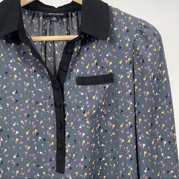 I Heart Ronson Peterpan Collar Polkadot Dress XS - Picture 4 of 7